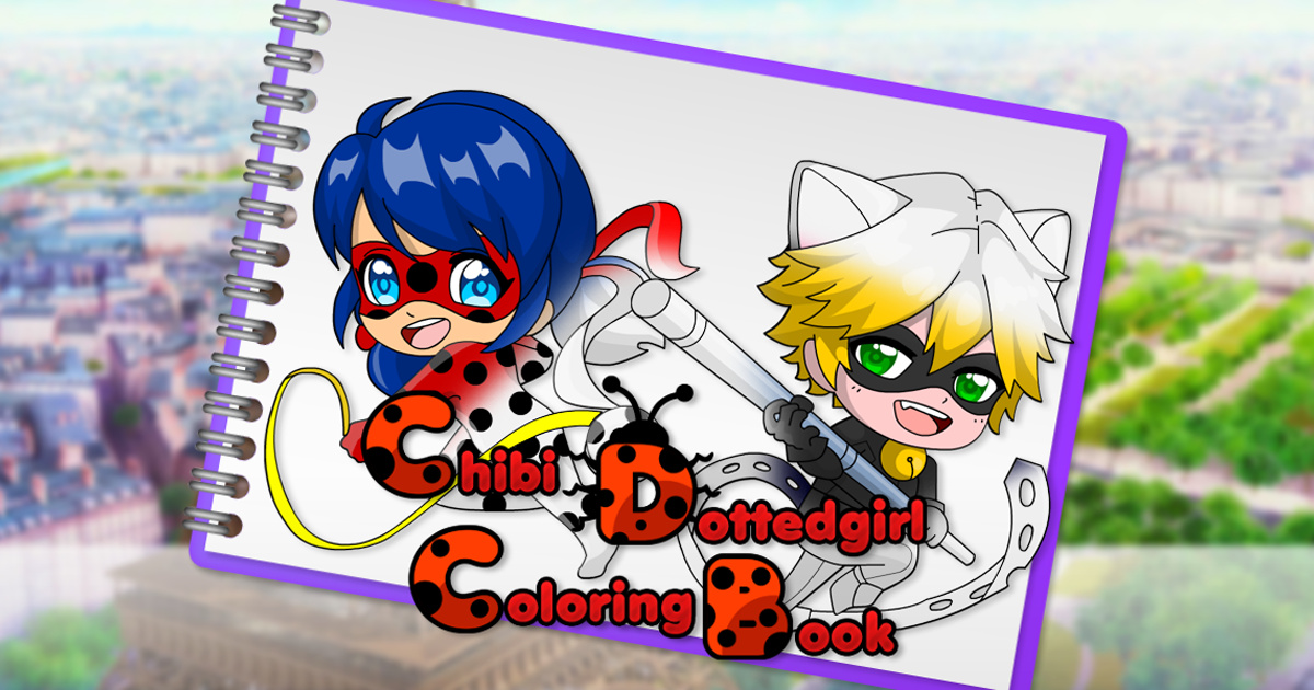 Chibi DottedGirl Boyama Kitabı