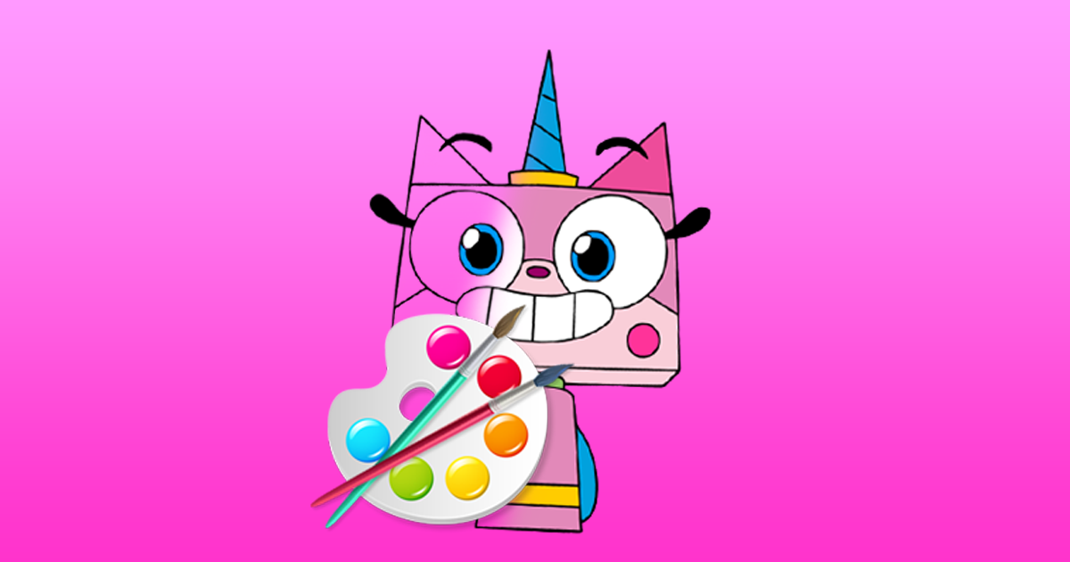 Unicorn Kitty Boyama Kitabı
